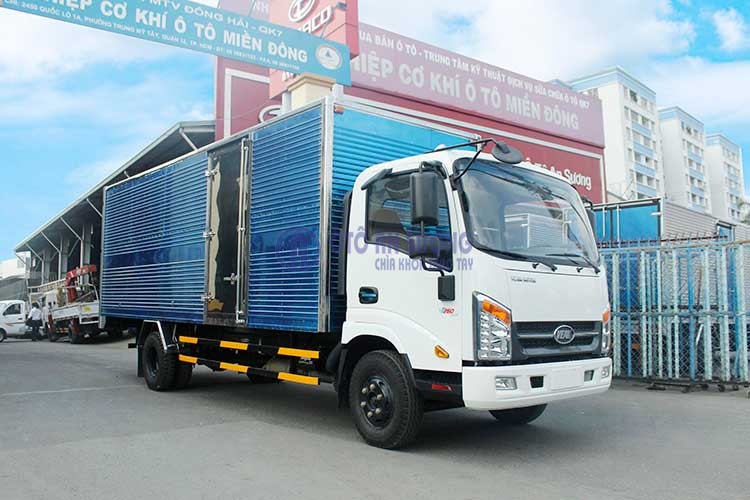 Xe tải Veam 1T9 thùng dài 6 mét chỉ 100 triệu nhận xe  saigontruckvn